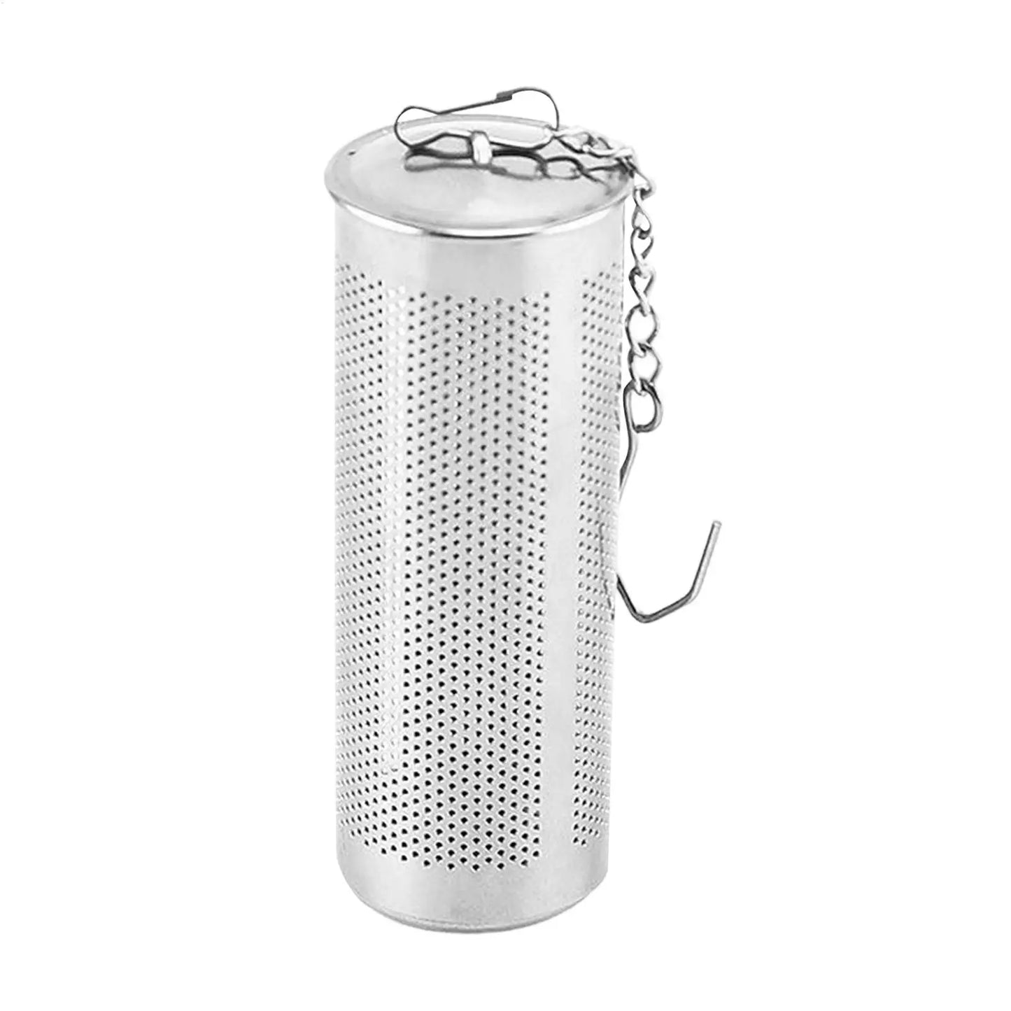 Stainless Steel Loose Leaf Tea Infuser & Strainer with Hook