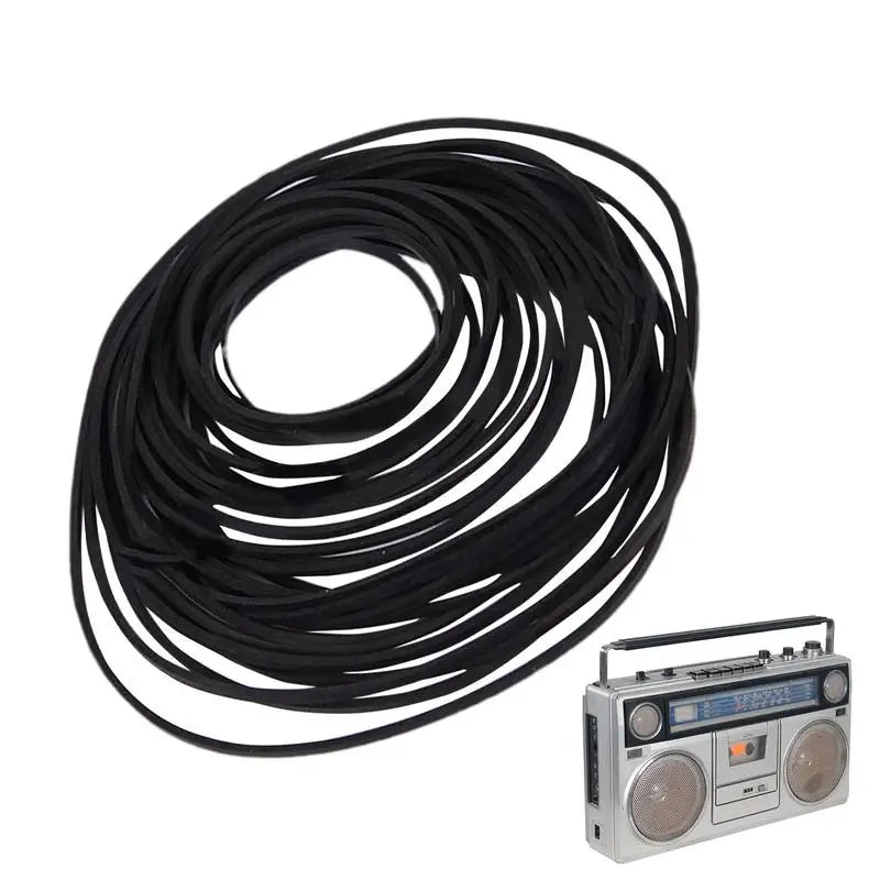 30PCS Universal Mix Cassette Tape Machine Belt Assorted Common Square Flat Mixed Rubber Belt For Recorders Walkman DVDDrive Peaceful Pleasures Health and Wellness