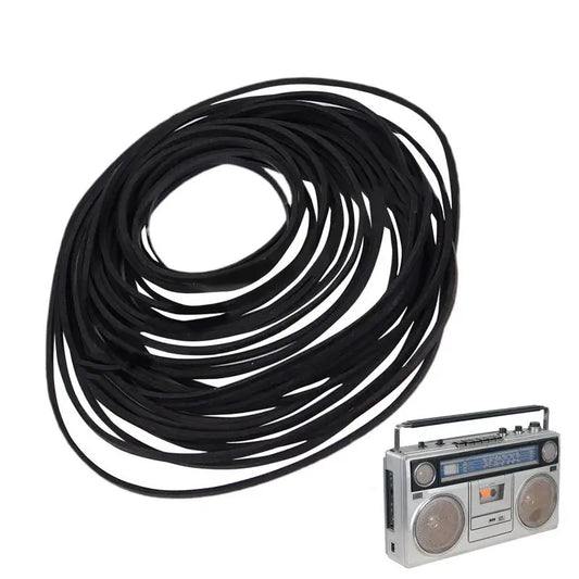 30PCS Universal Mix Cassette Tape Machine Belt Assorted Common Square Flat Mixed Rubber Belt For Recorders Walkman DVDDrive Peaceful Pleasures Health and Wellness