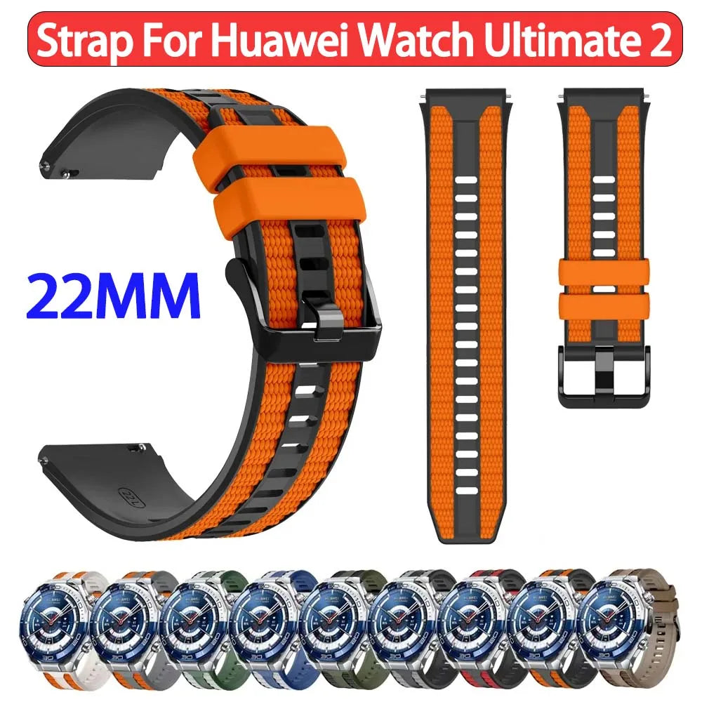 22mm Silicone Watch Band for Huawei Watch GT 6 5 4 3 2 Pro Peaceful Pleasures Health and Wellness
