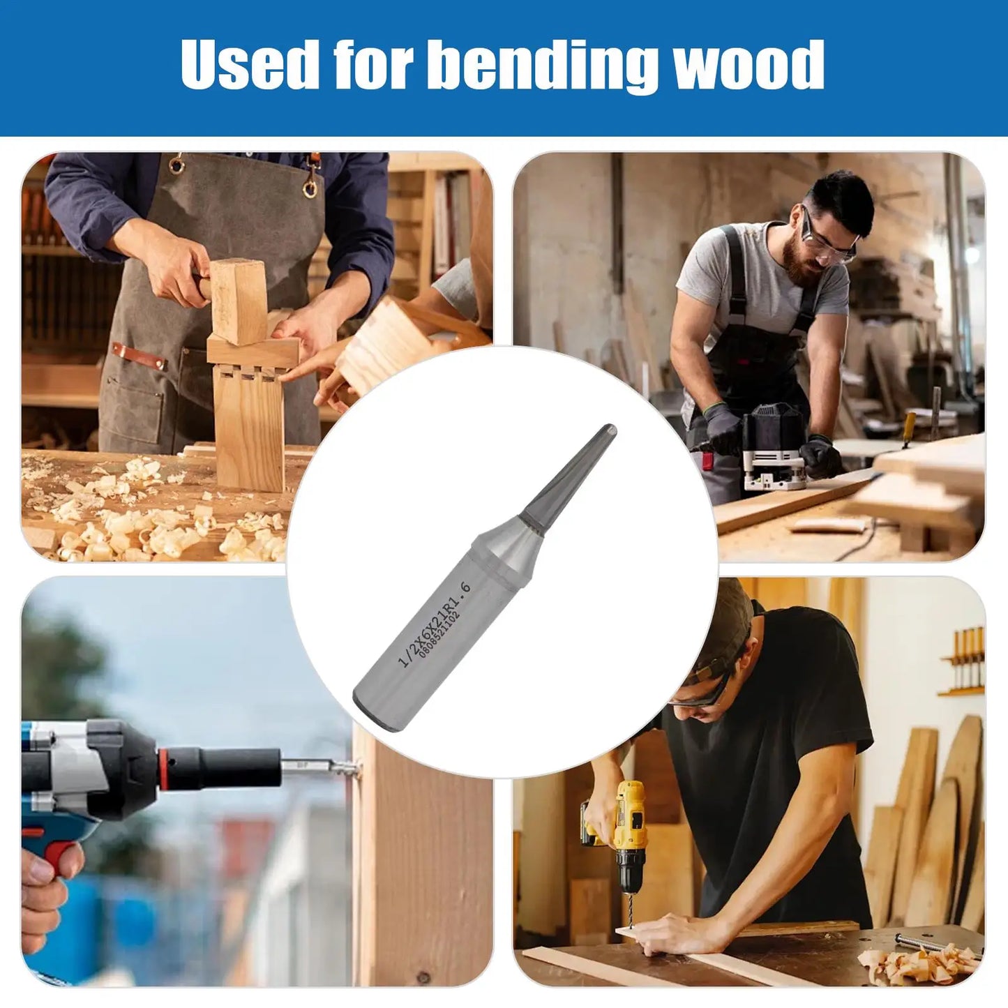 V Groove Router Bits 1/2 & 1/4 Inch HSS Woodworking End Mills
