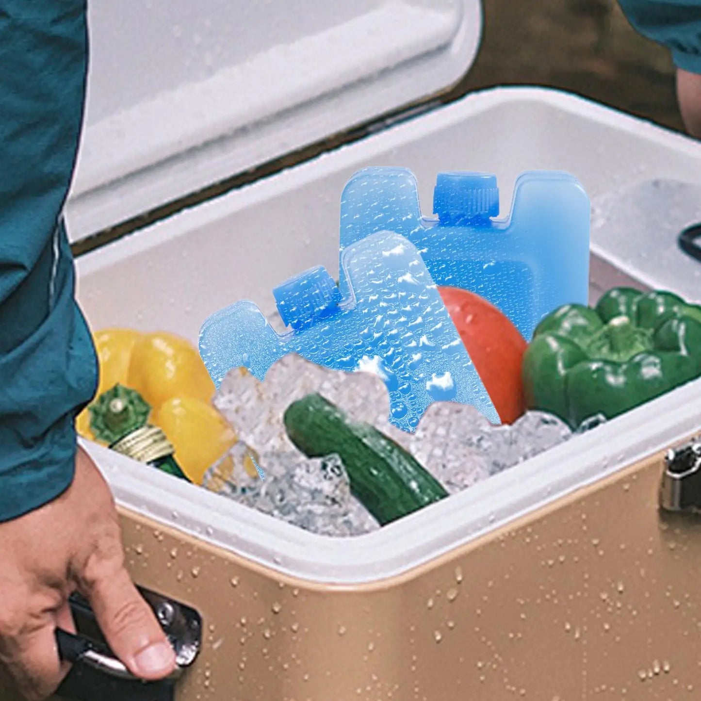 Ice box air conditioning fan ice crystal refrigeration breast milk preservation cold chain transportation ice bag ice boxes Peaceful Pleasures Health and Wellness