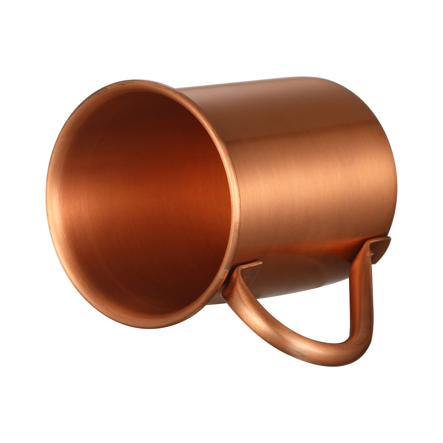 400ml 16.0oz 100% Copper Moscow Mule Mug Durable Coppery Beer Mugs Coffee Mug Milk Cup Pure Copper Cup Drinkware Peaceful Pleasures Health and Wellness