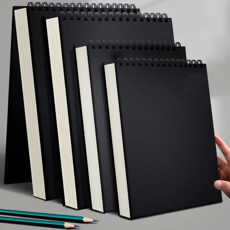 1 Pack 30-Sheets Top Spiral Bound Sketch Book Acid Free Art Sketchpad for Artistic Drawing Painting & Writing Peaceful Pleasures Health and Wellness