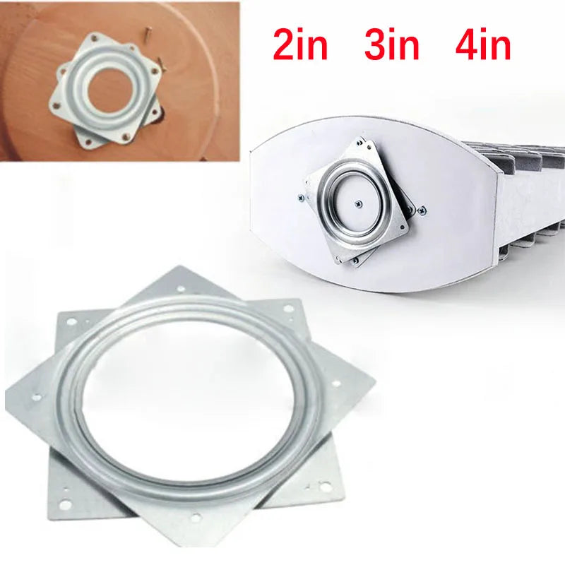 360 Degree Heavy Duty Metal Bearing Rotating Swivel Turntable Plate