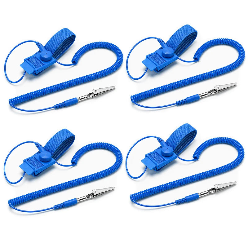 Anti-Static ESD Wrist Strap Grounding Band with Alligator Clip