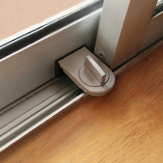 No Drilling and Effortless Door Lock Baby Safe Safety Sliding Door Window Lock Suitable for Sliding Windows Peaceful Pleasures Health and Wellness