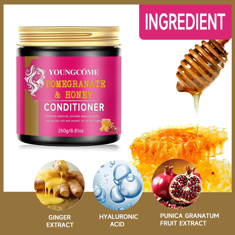 Pomegranate & Honey Leave-In Conditioner for Curly Hair 250g