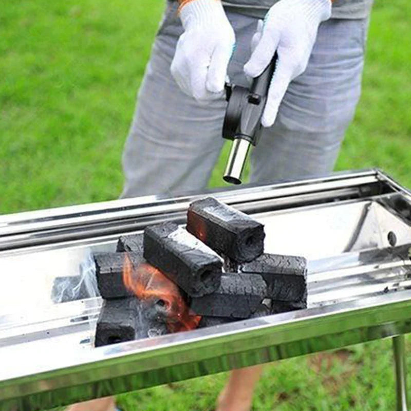 Manual Hand Crank BBQ Fan Air Blower | Portable Fire Starter