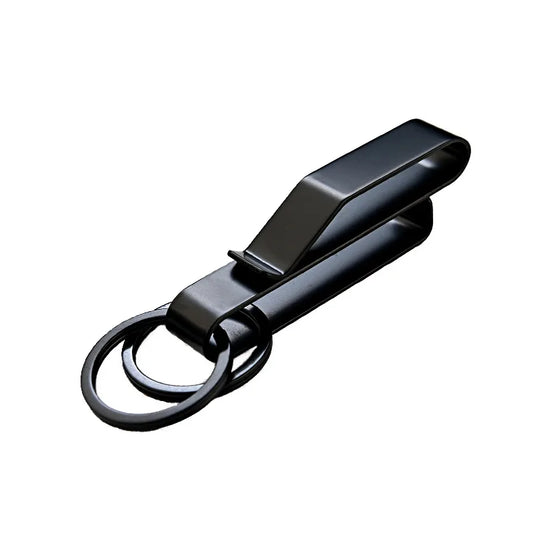 Stainless Steel Belt Clip Key Buckle | Waist Keychain Carabiner Belt Clip Keychain Peaceful Pleasures Health and Wellness
