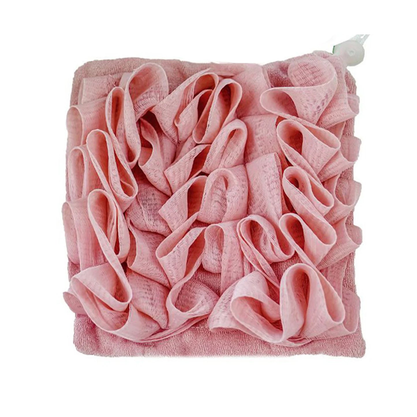 Cleaning Sponge Shower Loofahs Mesh Pouf Shower Ball Body Scrubber for Exfoliating Luffa Back Scrubbe Peaceful Pleasures Health and Wellness Pink