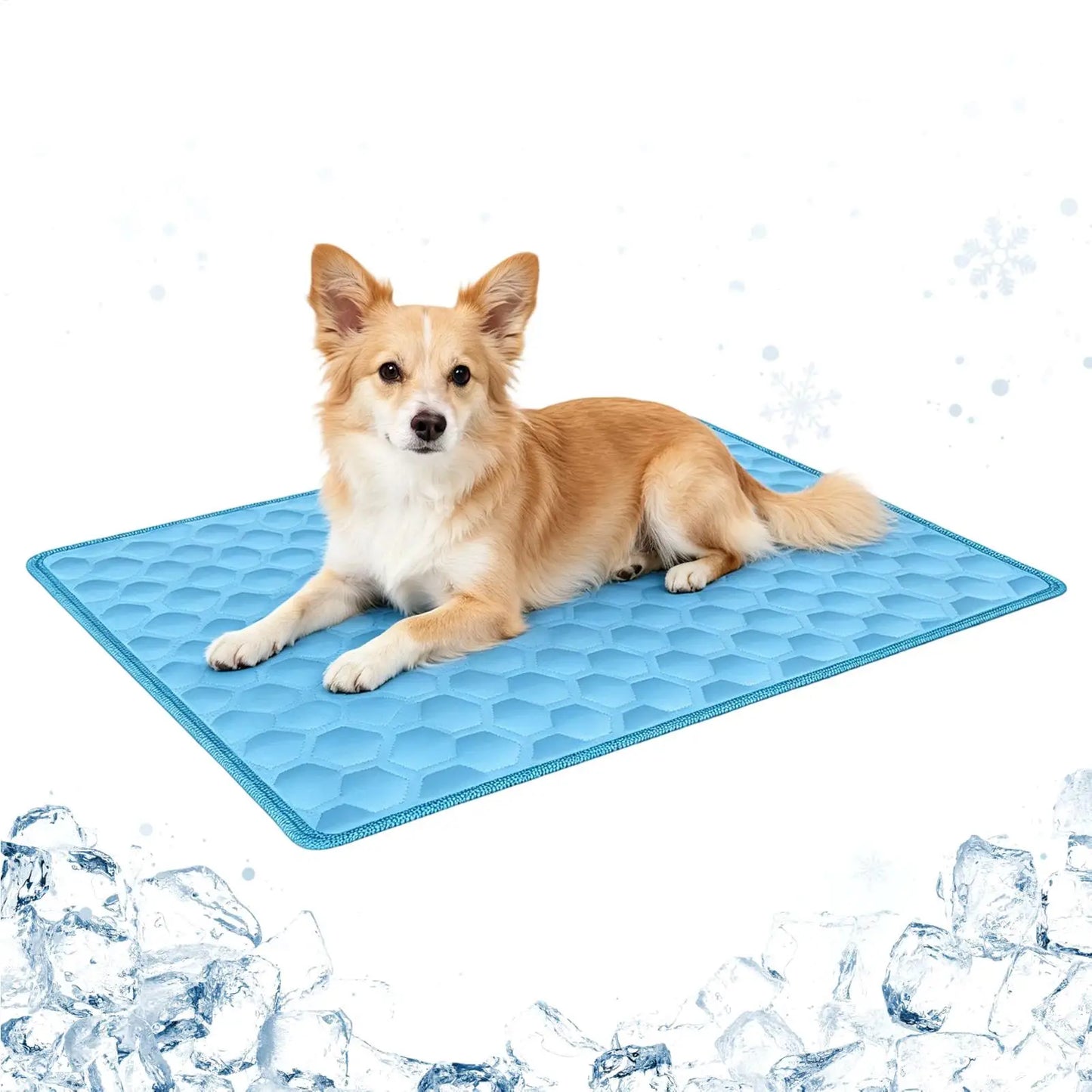 Pet Cooling Mat for Dogs & Cats – Ice Silk, S–XXL Sizes