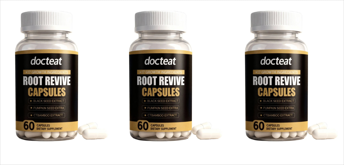 Root Revive Hair Capsules | Biotin, Black Seed & Bamboo – 60ct