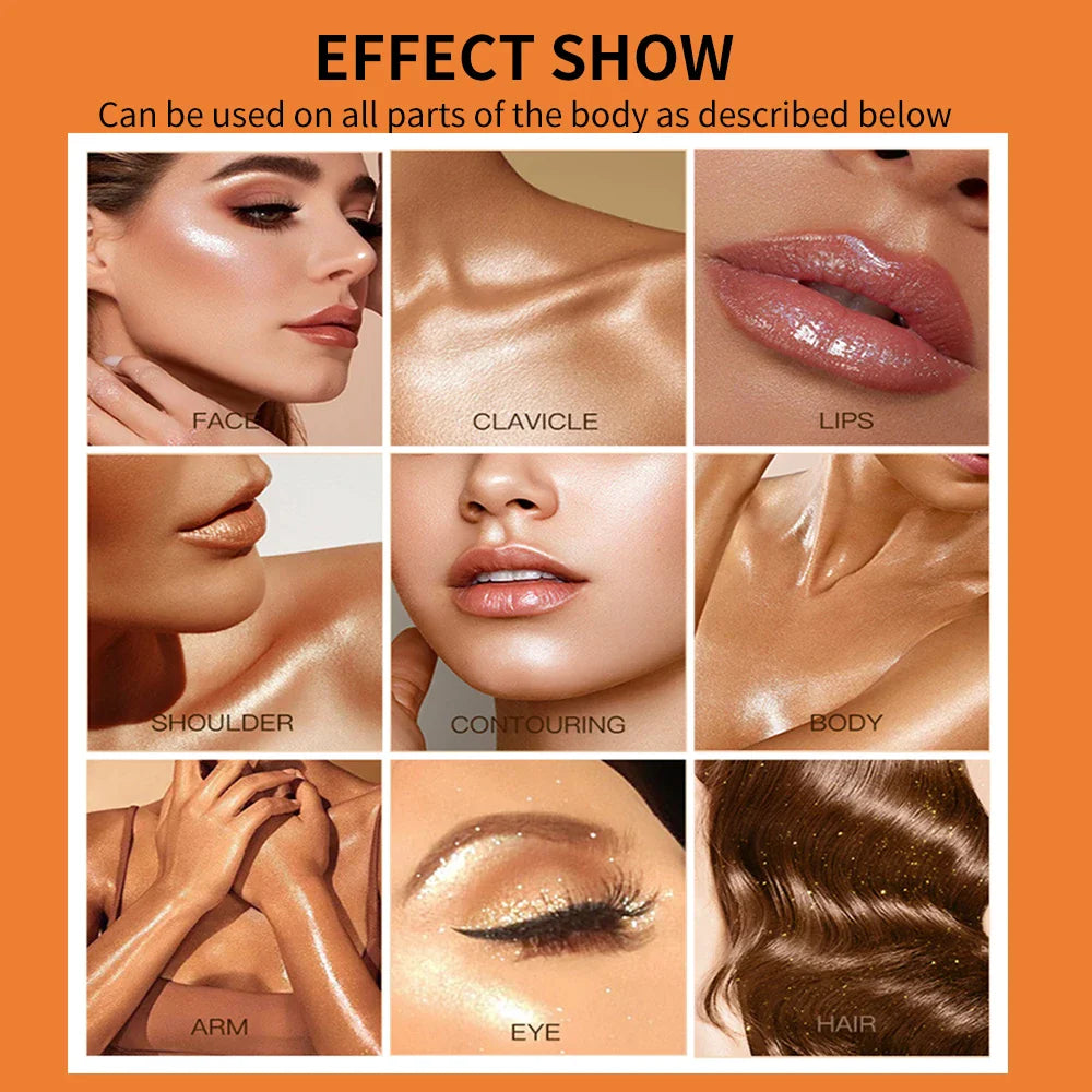 Waterproof Glitter Powder for Face, Body & Hair | High Gloss
