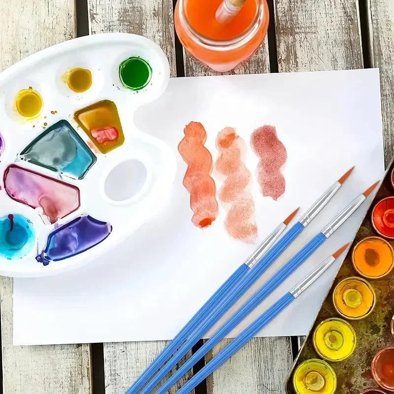 Nylon Paint Brush Set 2–20 Pieces | Art & Craft Brushes
