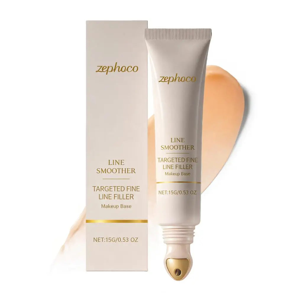 Instant Fine Line Filler Wrinkle Smoothing Liquid Pore Blur Primer Eye & Face Lifting Cream for Under Eye Bags Anti-Aging Care Peaceful Pleasures Health and Wellness 15g