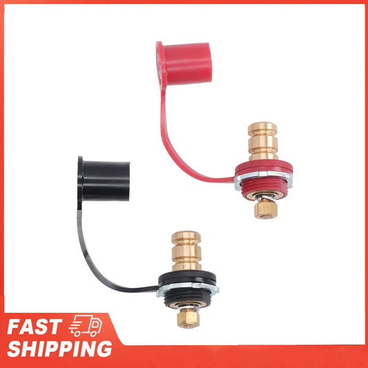 Battery Post Stud Car RV Truck Charging Pile Jumper Terminal Black Red Peaceful Pleasures Health and Wellness