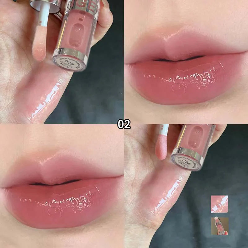 Herorange Water Glow Lip Oil Serum – Hydrating Lip Gloss