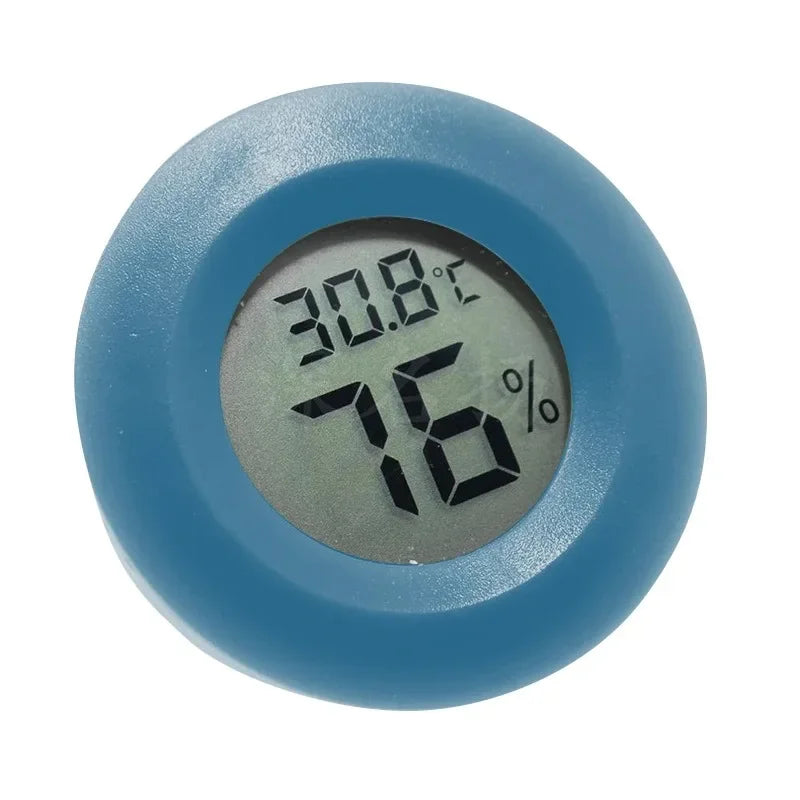 Reptile Aquarium Accessories Temperature Sensor High Precision Digital Humidifier Thermometer Pet Products Air Conditioning Peaceful Pleasures Health and Wellness Blue