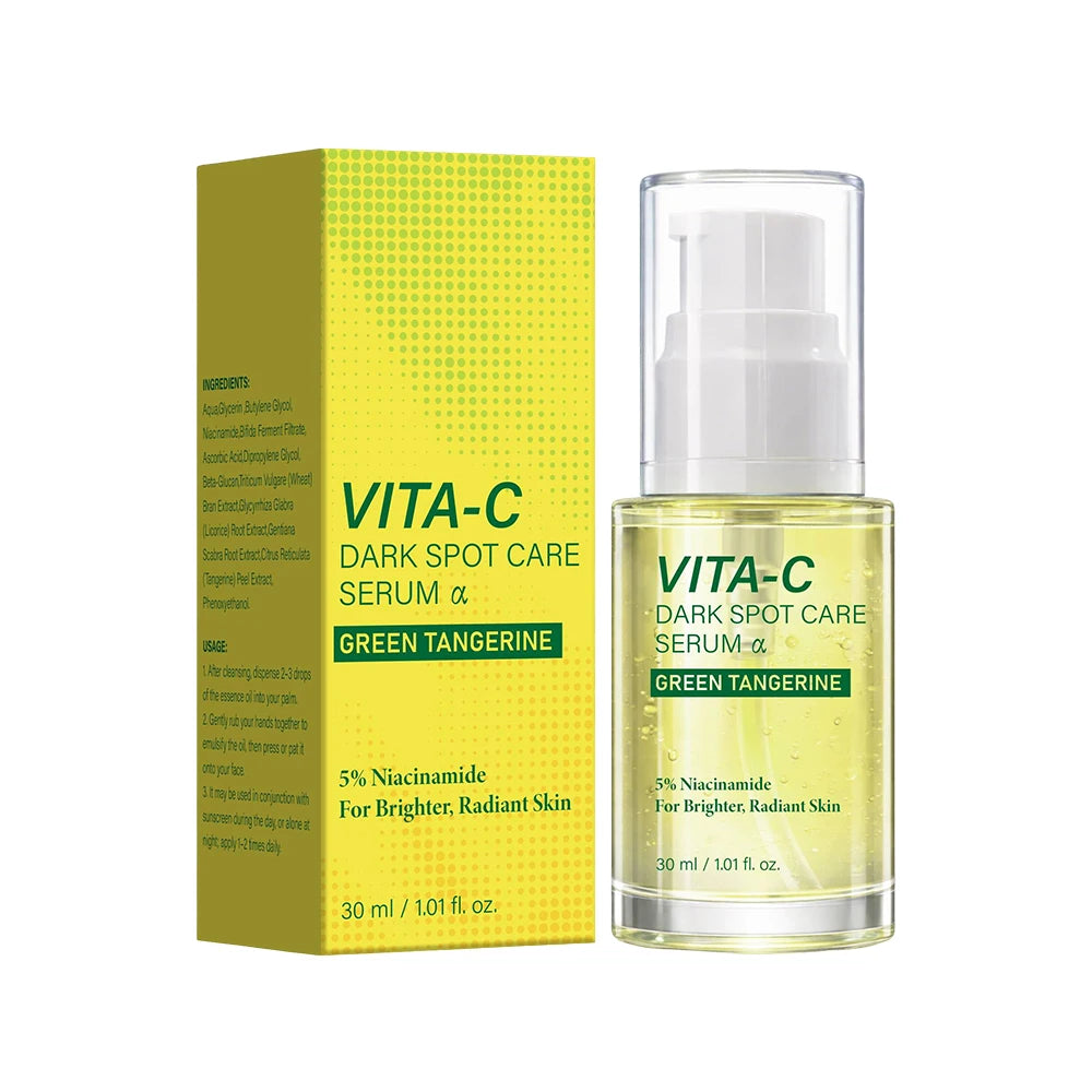 Green Tangerine Vitamin C Serum with Niacinamide, Helps Improve the Dull Skin for Radiant Skin,Korean Skincare, 30ml Peaceful Pleasures Health and Wellness 1PC
