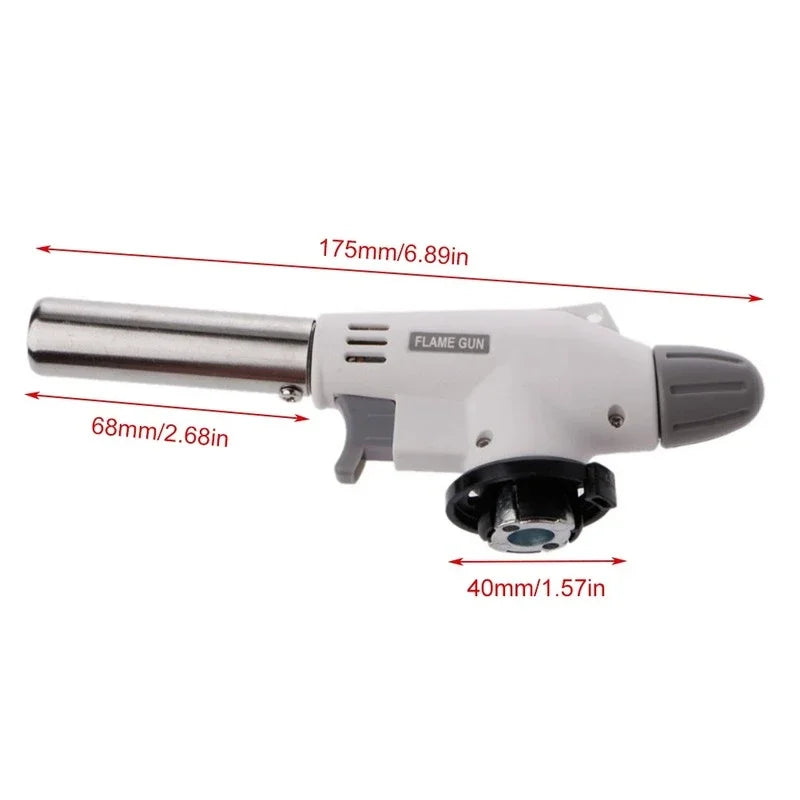 Auto Ignition Butane Gas Torch Portable Flame Blow Gun Welding Burner