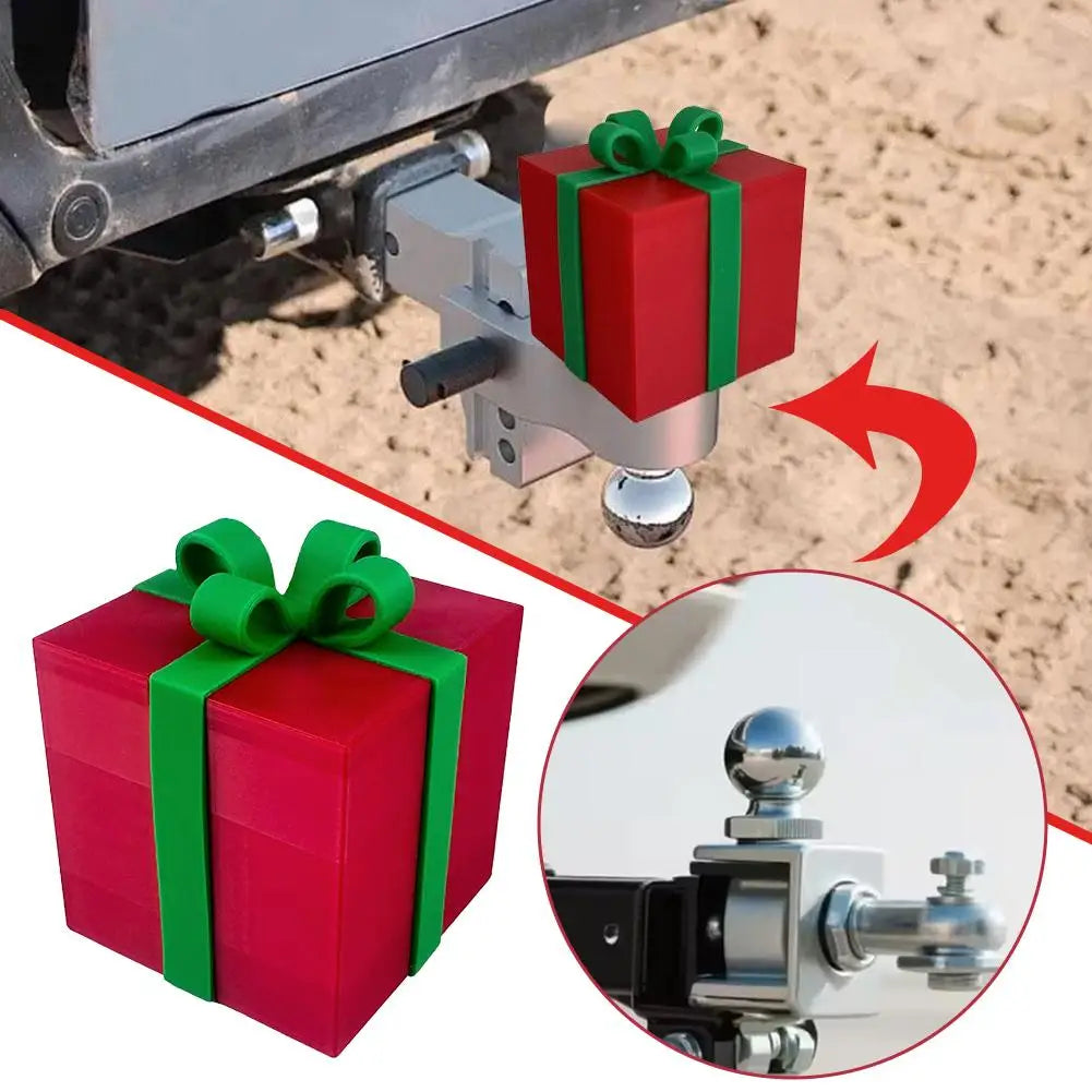 Christmas Hat Tow Bar Cover – 50mm Universal Hitch Cap