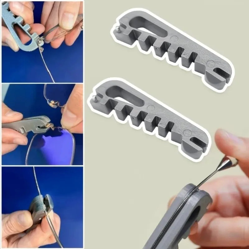 Portable Eyeglass Repair Tool for Home Eye Care Nose Pad Adjustment Temple Bending Compatible with Glasses Peaceful Pleasures Health and Wellness