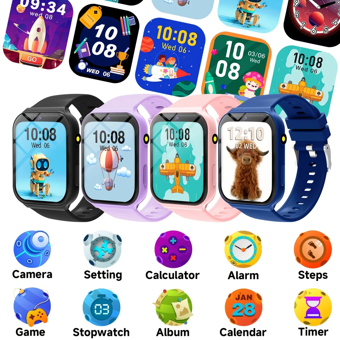 ERUN Kids Smart Watch – 18 Educational Games & Pedometer