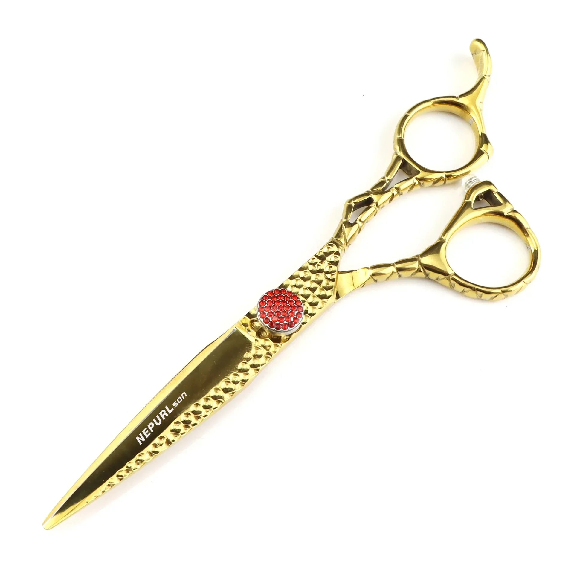Professional 6" Gold 440C Steel Hair Cutting Thinning Shears Hair Cutting Shears Peaceful Pleasures Health and Wellness Cutting