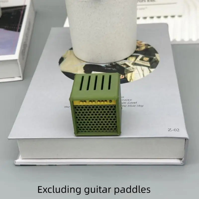 3D Printed Guitar Pick Holder – Vintage Amp Design, Holds 5 Picks