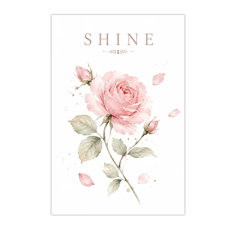 Inspirational Quotes Wall Art, Nordic Self Love Canvas Paintings, Minimalist Poster Prints for Office Living Room Bedroom Decor Peaceful Pleasures Health and Wellness 04 40x50cm No Frame China Mainland
