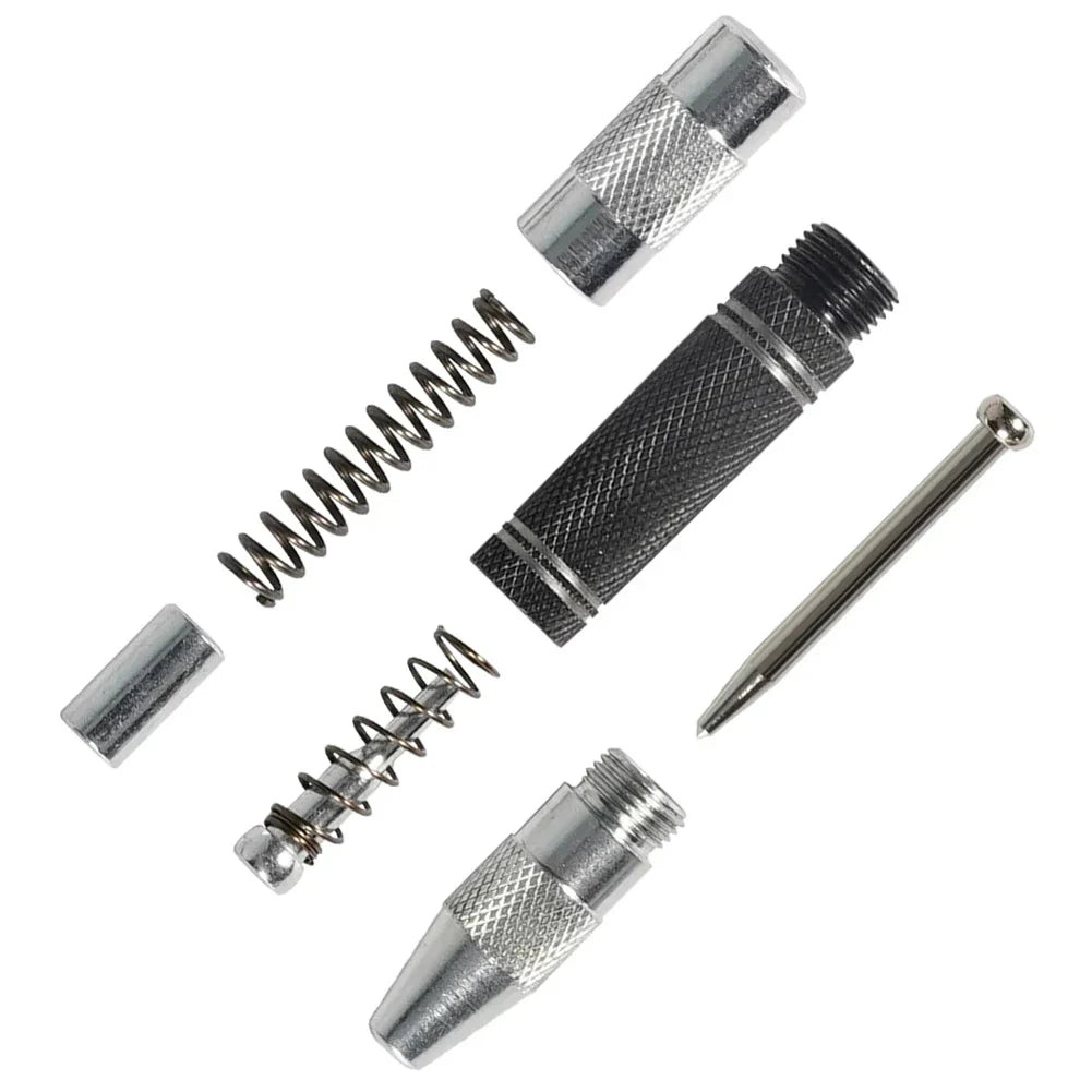 5" Spring-Loaded Automatic Center Punch – Wood Metal Glass Tool