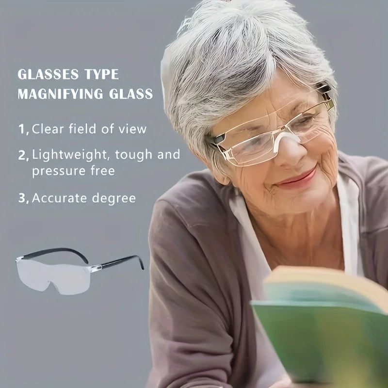 300% Handheld Magnifying Glass – Frameless Pocket Magnifier