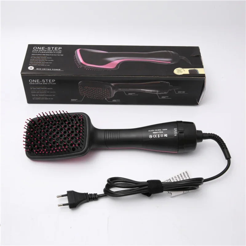 3-in-1 Hot Air Brush | Hair Dryer, Straightener & Styler
