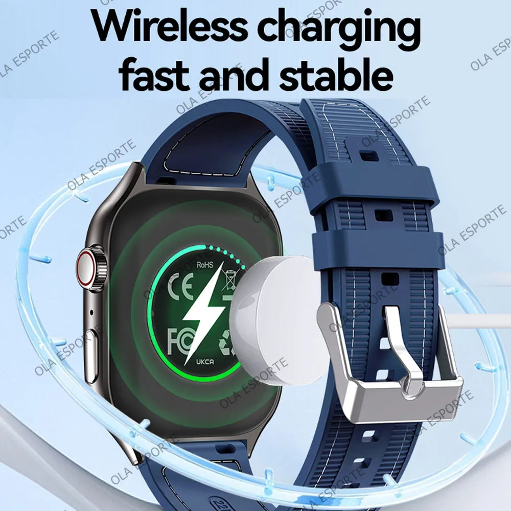 Ola Esporte 2.01" Bluetooth Smartwatch | ECG, Heart Rate, Calls