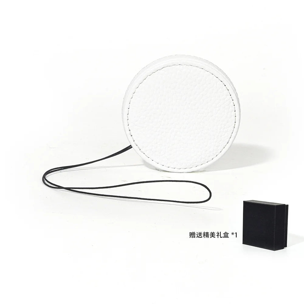 High Quality Leather For SOFORT 2 Lens Cap Anti-Friction And Stable Camera Cap Protection Cord Comfortable To Touch Senior Sense Peaceful Pleasures Health and Wellness