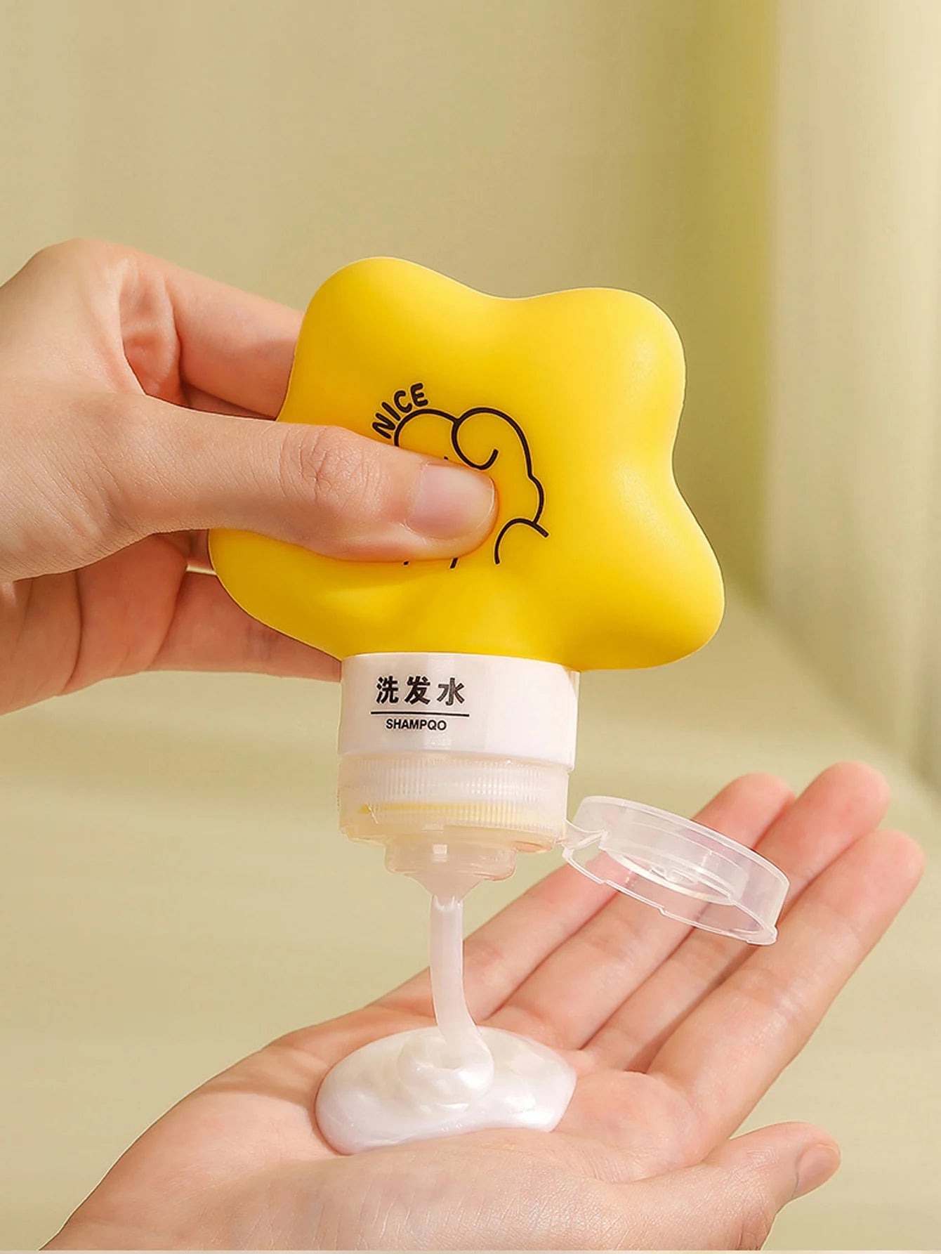 1Pack/3pcs‌ Portable Silicone Travel Refillable Bottles‌ for Shampoo Body Wash Lotion Face Cream are ‌Squeeze-style Containers Peaceful Pleasures Health and Wellness