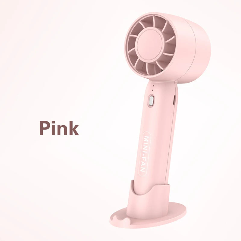 Portable 2-in-1 USB Mini Fan | 3-Speed Handheld & Desktop