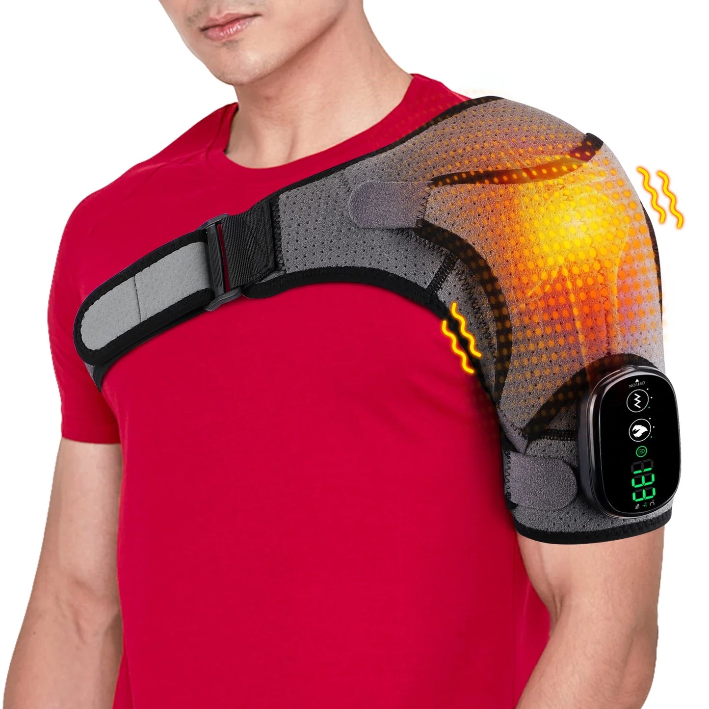 Electric Heated Shoulder Wrap – Massage & Warmth Brace