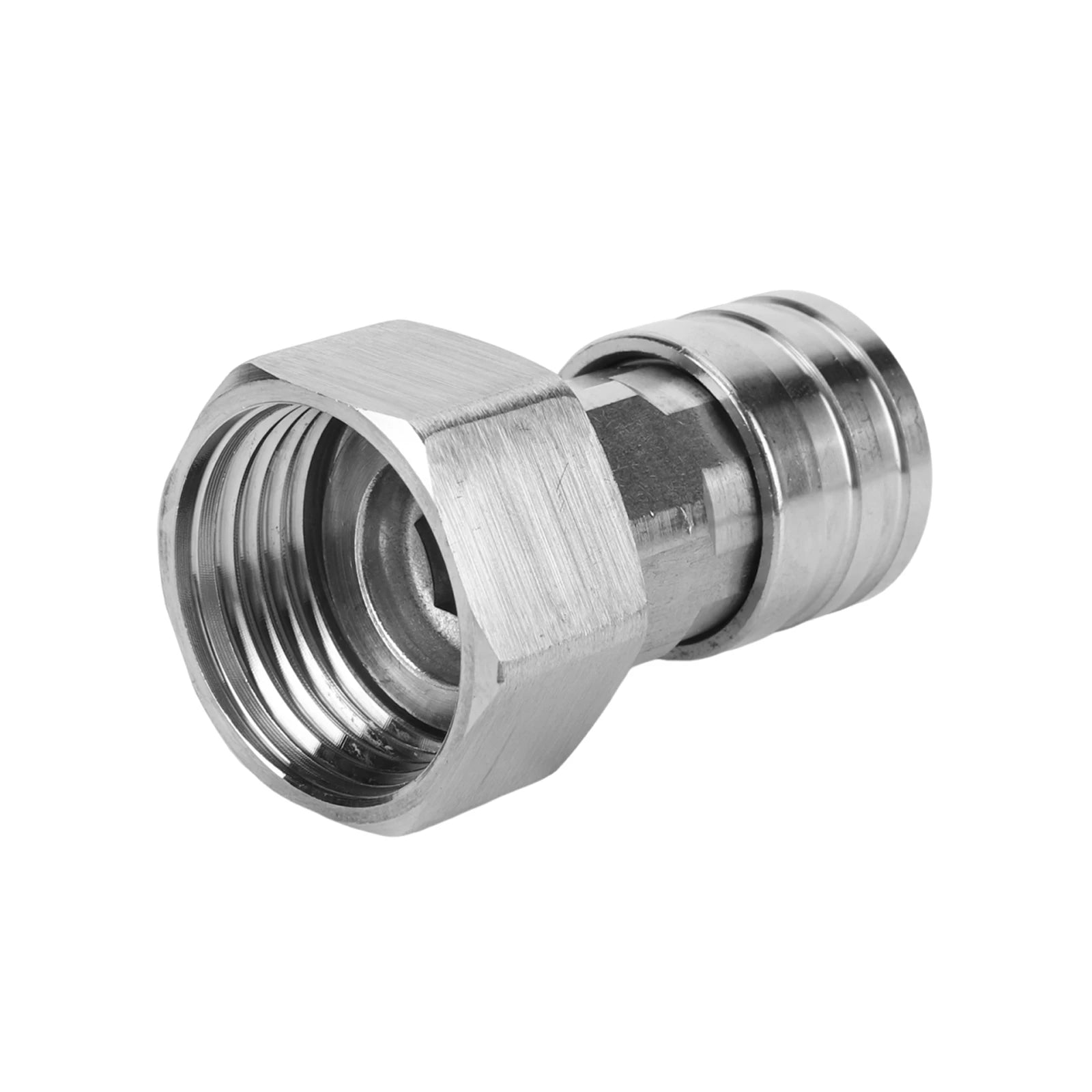 Convert Water Hose To Power Washer Connector Stainless Steel Attachment Car Washing Nozzle & Hose Attachment Peaceful Pleasures Health and Wellness
