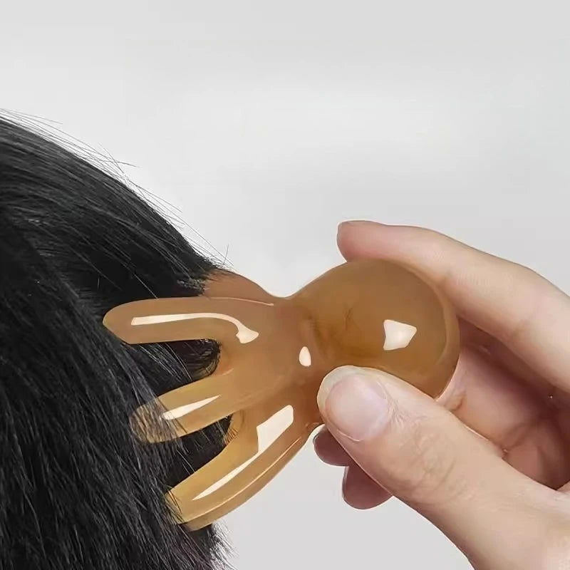 Octopus Scalp Massage Comb | Meridian Head Massager Wide Tooth