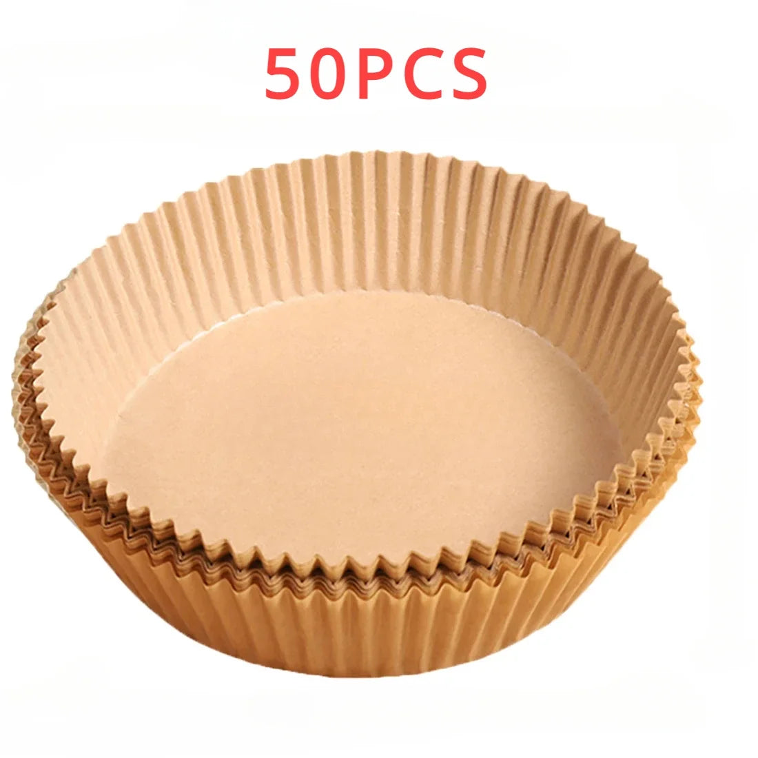 Air Fryer Parchment Paper Liners 30/50 Pcs | Non-Stick Baking Mats