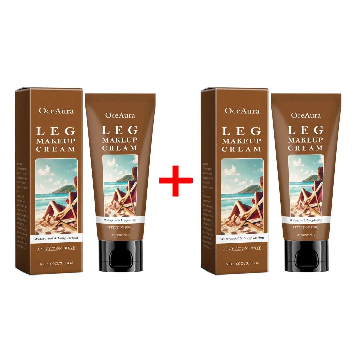 OceAura Leg Makeup Cream – Waterproof Body Concealer Foundation