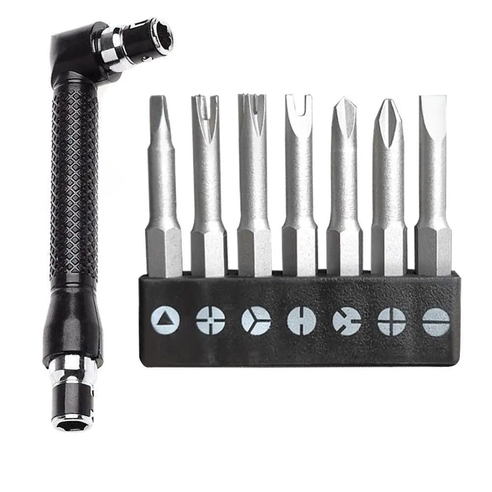 13pcs Special-shaped Screwdriver Set U-shaped Y-Type Triangle Inner Cross Three Points Screwdriver Bit Tool for Home Use Peaceful Pleasures Health and Wellness 7PCS-SET