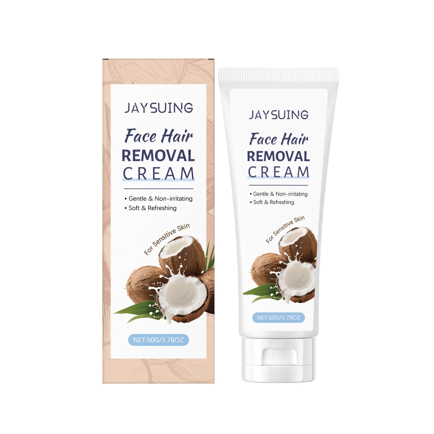 Coconut Facial Hair Removal Cream – Upper Lip & Chin | Jaysuing