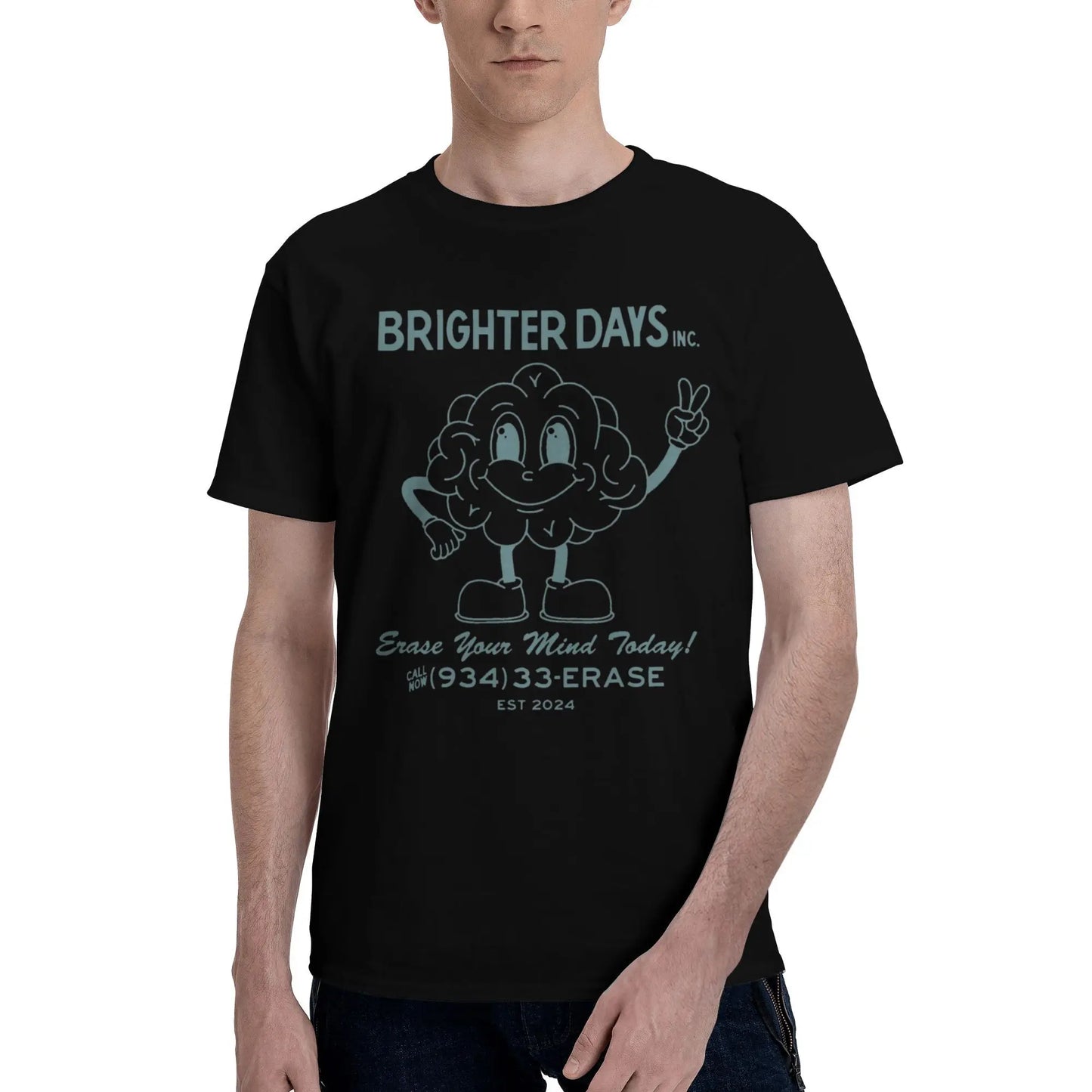 Men Arianas T-Shirts Grande Brighter Day Inc. Cotton Tees Summer Y2K Fun Short Sleeves O Neck Cool Loose Tshirt Plus Size 5XL Peaceful Pleasures Health and Wellness