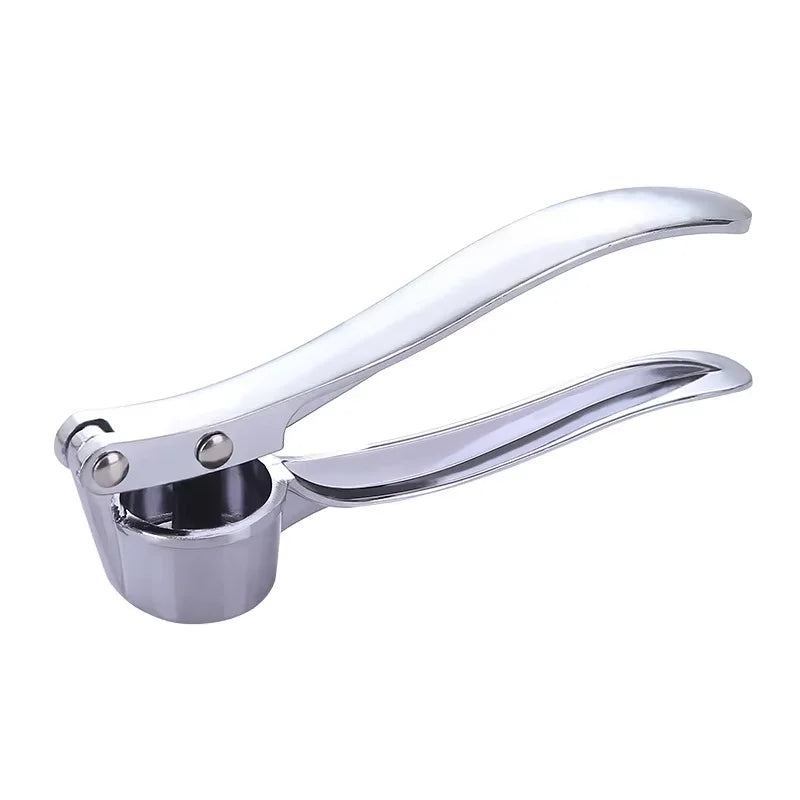 Stainless Steel Garlic Press Crusher Mincer Kitchen Garlic Smasher Squeezer Manual Press Grinding Tool Kitchen Accessories New Peaceful Pleasures Health and Wellness 1pcs