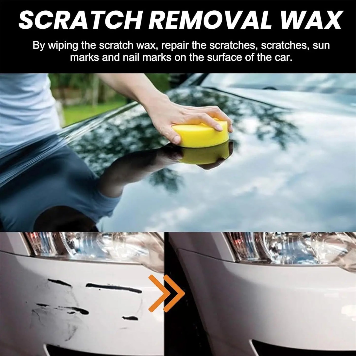 RayHong Car Scratch Remover & Swirl Repair Polish Wax 120ml