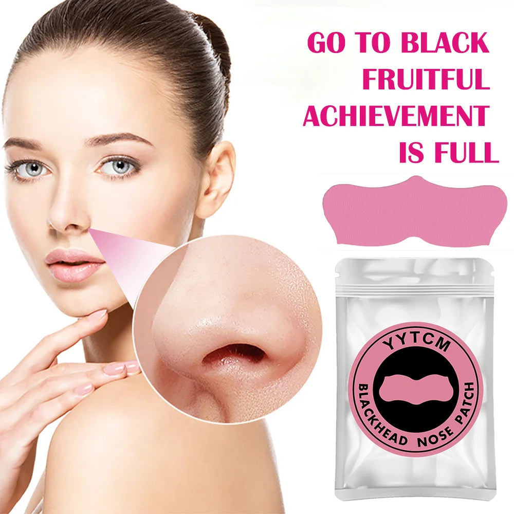 Large Pink Nose Pore Strips – Deep Cleansing Blackhead Remover