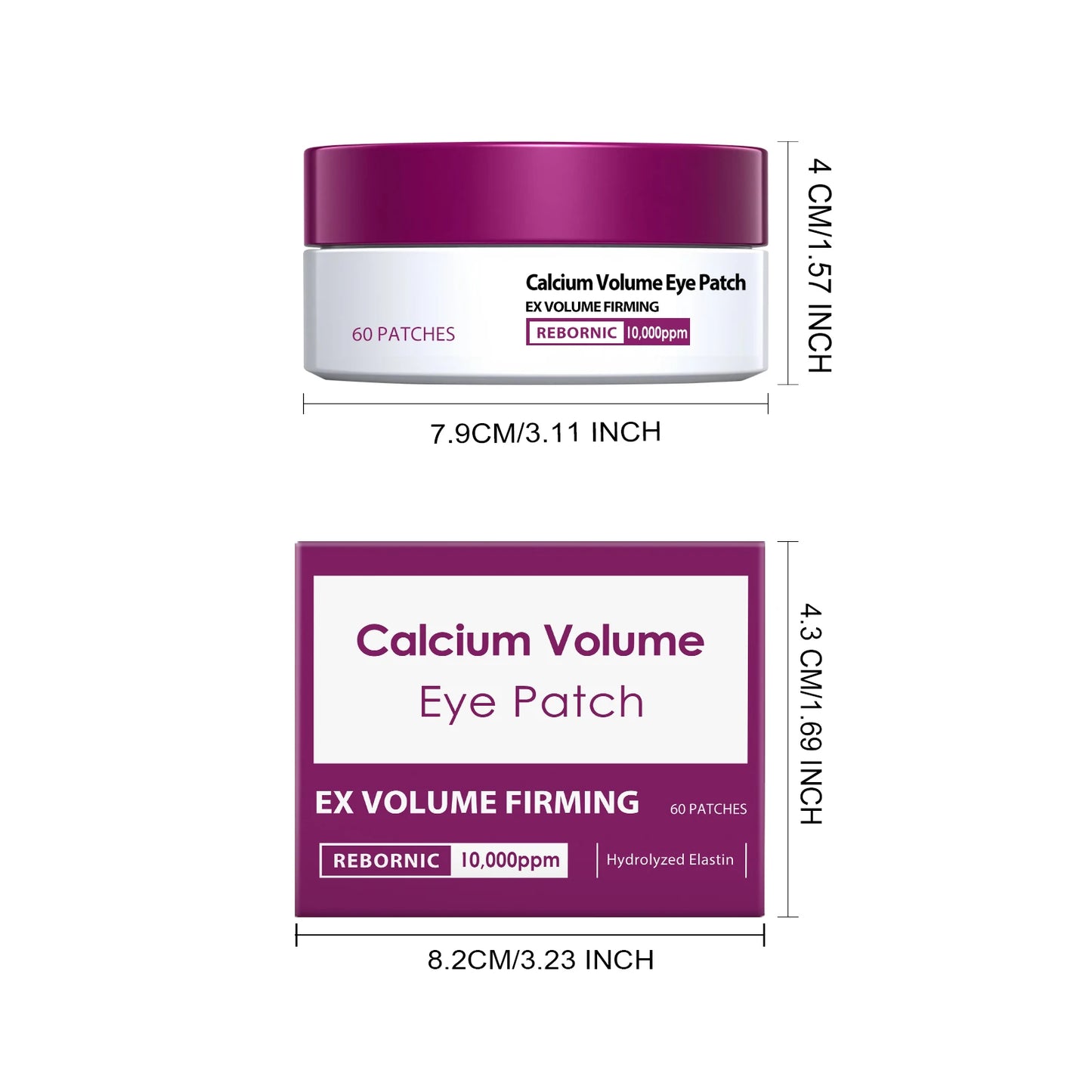 Hoygi Calcium Anti-Aging Skincare Set – Serum, Eye Patches & Balm